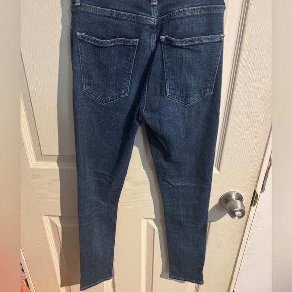 Agolde Sophie High Rise Medium Wash Skinny Jeans Stretch Denim Women's 24 - Picture 6 of 13